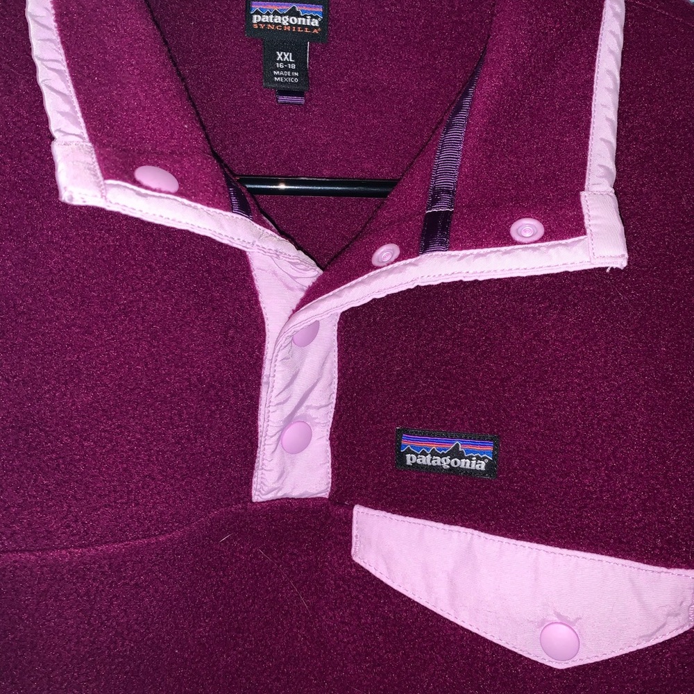 Kids size xxl Patagonia 1/4 button up